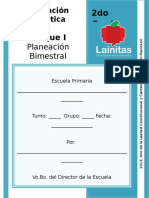 2do Grado - Bloque 1 - Educación Artística