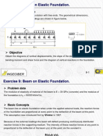 Beam on Elastic Foundation Analysis