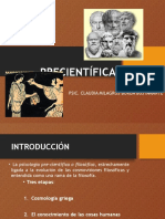 Psicología Precientifica