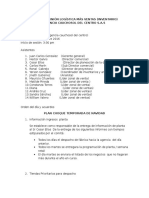 Acta de Reunión Logística Más Ventas