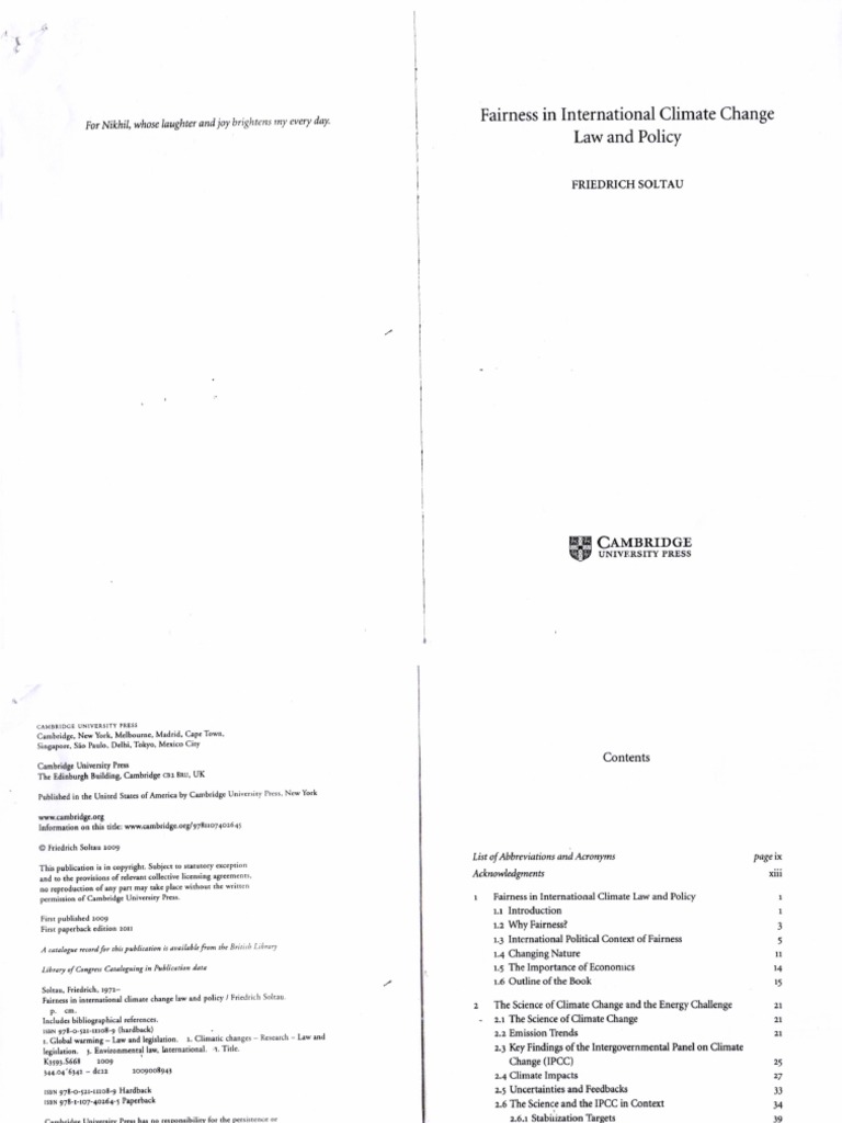 Development of The International Climate Change Regime | PDF | United ...