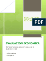 Evaluación económica.