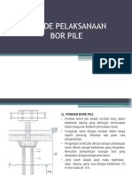 Metode Pelaksanaan Bor Pile