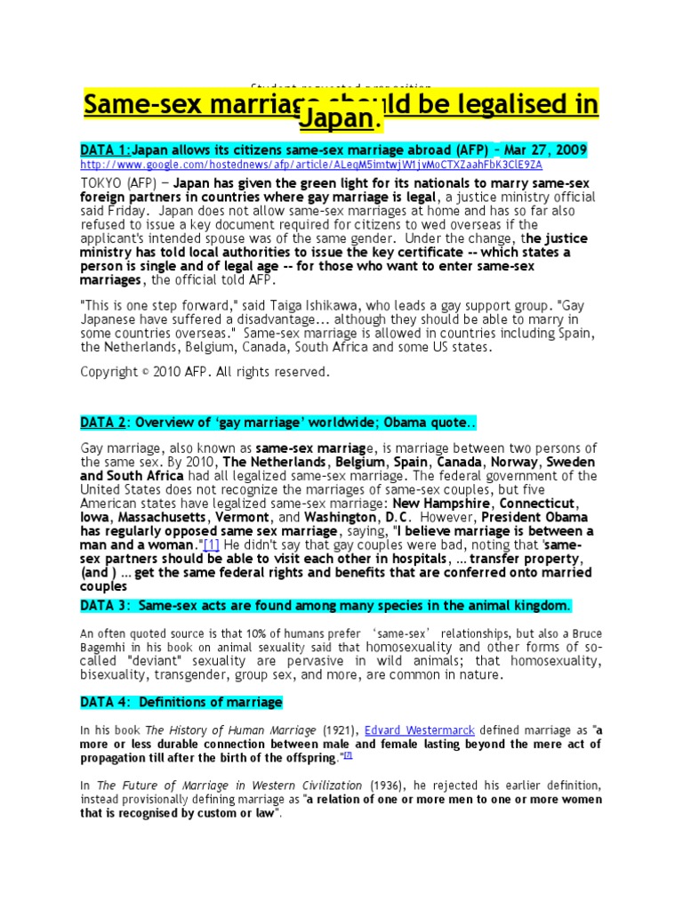 Same-Sex Marriage Data. | PDF | Marriage | Same Sex Marriage