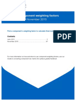 Syllabus Component Weighting Factors