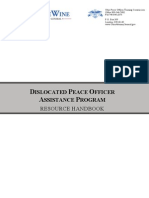 Dislocated Peace Officer Assistance Program Resource Handbook