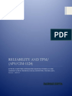 Reliability and TPM - CIM 1124