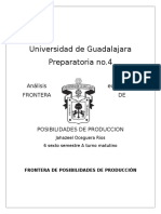 Universidad de Guadalajara Preparatoria No.4: Análisis Económico Frontera DE