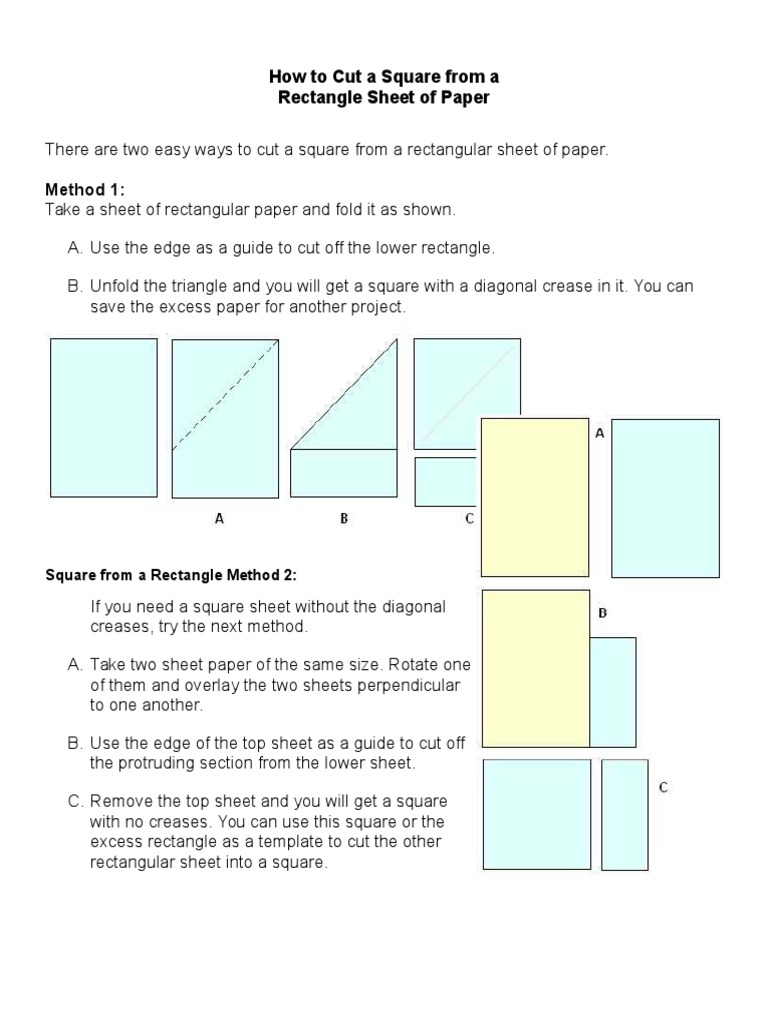 How To Cut A Square From A PDF