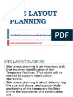 Site Layout Planning: Helpdesk@construction-Productivity - Co.uk