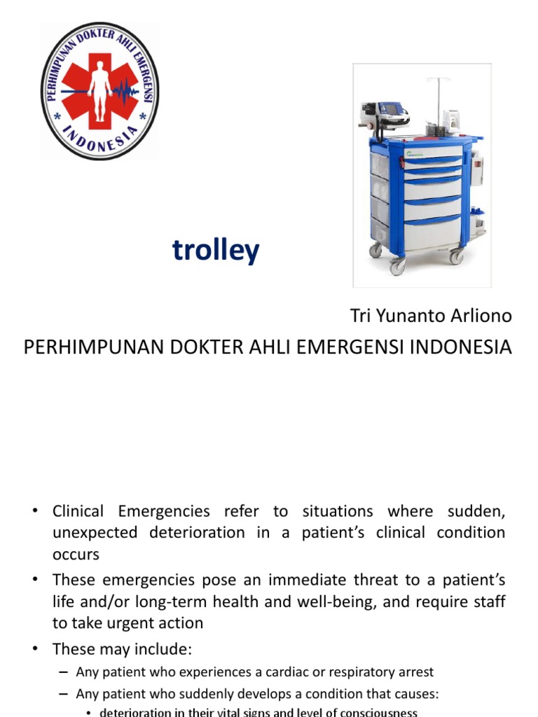 Emergency Trolley | PDF | Medical Treatments | Health Sciences
