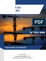 Sondagem Da Constru o FGV Portal IBRE Jul16