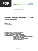 Business Process Document - Cost Centre Accounting: Stark Sss