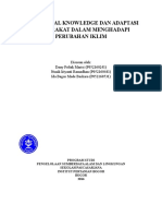 Traditional Knowledge Dan Adaptasi Masyarakat Dalam Menghadapi Perubahan Iklim