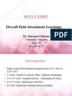 Welcome: Overall Field Attachment Learnings