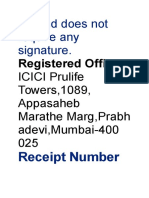 Ice and Does Not Require Any Signature.: Registered Office
