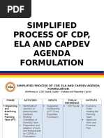CDP Process Matrix