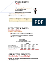 Operating Budgets