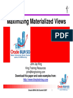 Maximizing Materialized Views: Download This Paper and Code Examples From