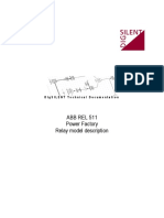 Abb Rel 511 Power Factory Relay Model Description: Digsilent Technical Documentation