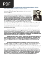 Download Describe and Discuss the Nativist Approach to the Development of Early Child Abilities by fakeusername01 SN33980264 doc pdf