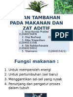 BAHAN TAMBAHAN PADA MAKANAN DAN ZAT ADITIF Fix