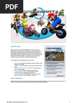Mario Kart Wii Wii Video Games