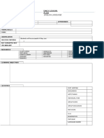 Daily Lesson Plan Template