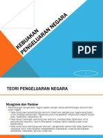 Pertemuan 5 Kebijakan Pengeluaran Negara