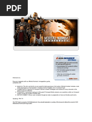 Mortal Kombat Armageddon - Xbox