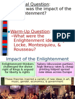 Impact of The Enlightenment