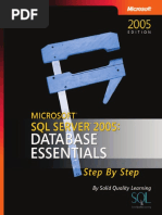 MCTS Certification Microsoft SQL Server 2005 Database Essentials Step by Step PDF