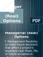 Managerial (Real) Options