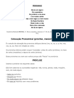 Colocação Pronominal PDF