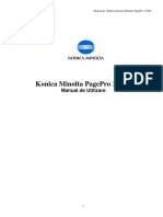 Manual de Utilizare Konica Minolta Page Pro 1350 E PDF