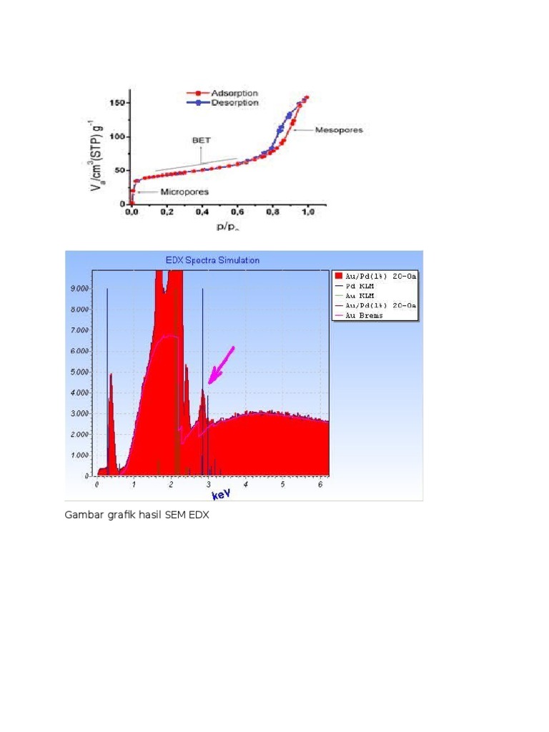 Gambar Grafik Hasil SEM EDX | PDF