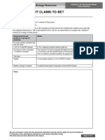 A Level Biology A (Salters-Nuffield) Core Practical Activity 1 25 Technician Worksheet PDF