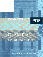 Yates, Frances  - El Arte de La Memoria.pdf