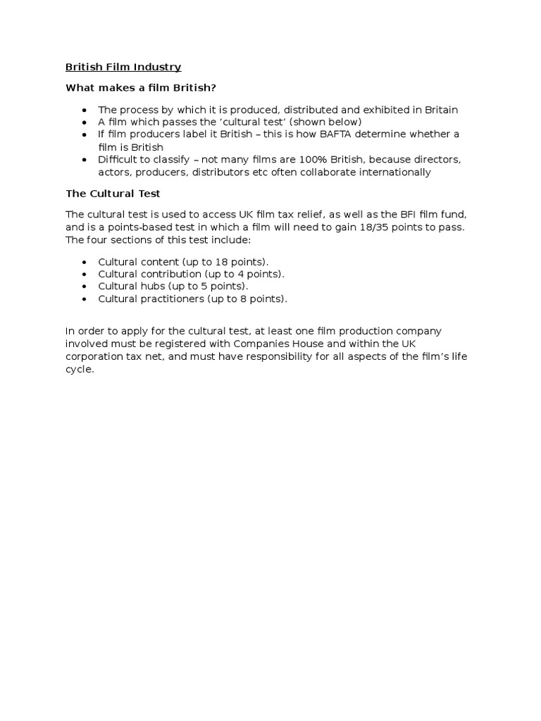 British Film Industry Pdf