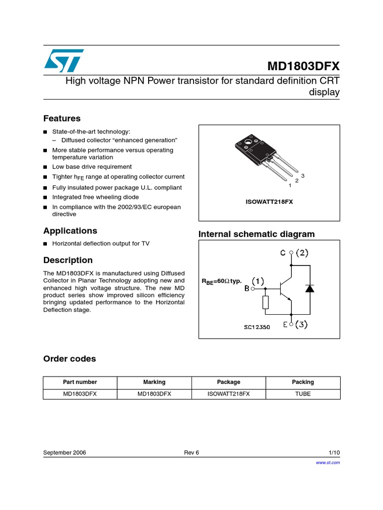 MD1803DFX PDF | PDF