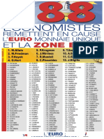 La liste des économistes qui remettent en cause l'euro, selon le Front National