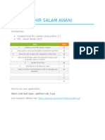 Lab 5 (Hashir Salam Awan) : Created Local File Crawler Using Python 2.7 IDE: Visual Studio 2015