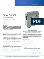 EtherCAN/2 CAN Gateway