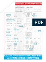 SSC CHSL (LDC) 2015 Answer Key (Evening) 15 November - : Call: 09454223706, 08115100372