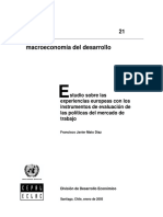 Evaluación de Politicas Del Mercado de Trabajo