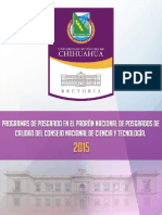 Catalogo de PNPC 2015