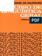 Curso de Linguística Geral (Ferdinand de Saussure) PDF