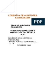 5 - Plan de Auditoria Financiera