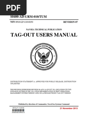 Navy Tagout Users Manual Rev 6