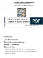 Unidad IV. Linea de Produccion